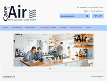 Tablet Screenshot of careforair.net